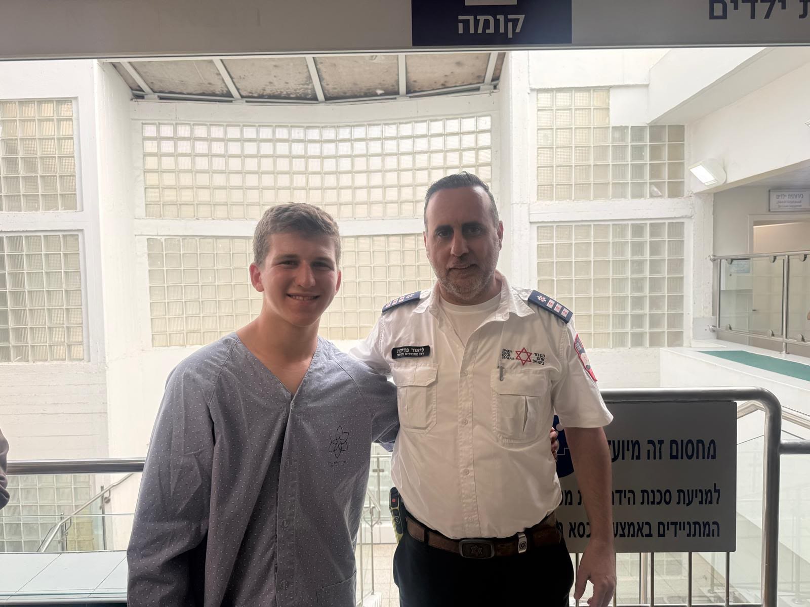 "נפצעתי, אבל התחלתי מיד לבדוק מי זקוק לעזרה"