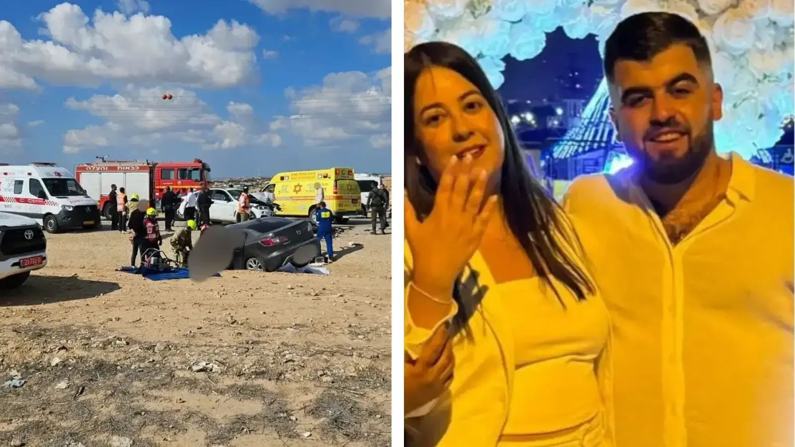 7 שנות מאסר לנהגת שפגעה בבני הזוג לפני חתונתם - ונטלה את חייהם