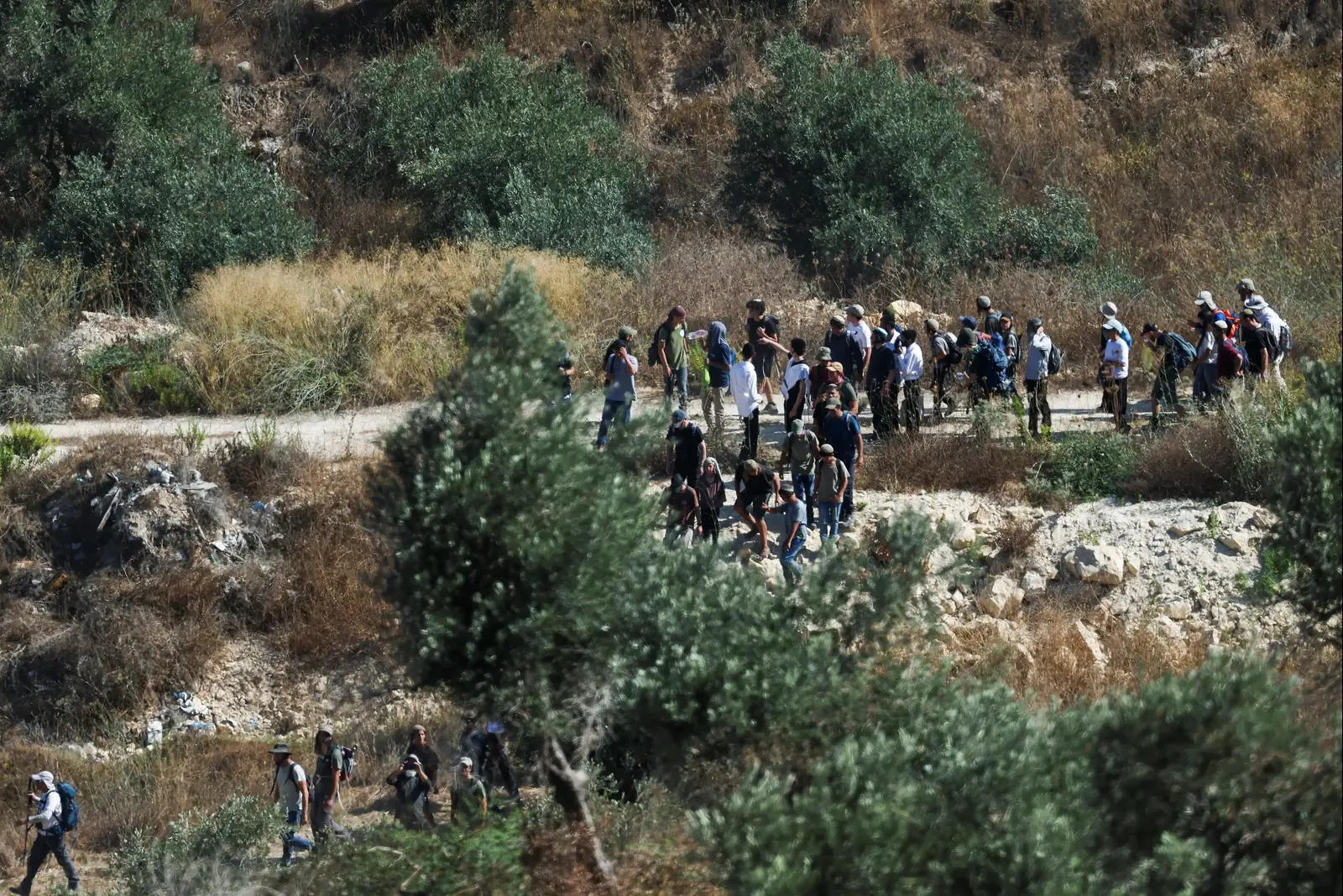 עימות אלים בין פלסטינים למטיילים מתנחלים בגוש עציון - הנסיבות נבדקות
