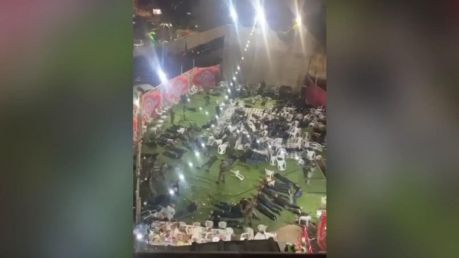 תיעוד חריג מחתונה בצפון: "השוטרים נכנסו עם רימוני הלם"