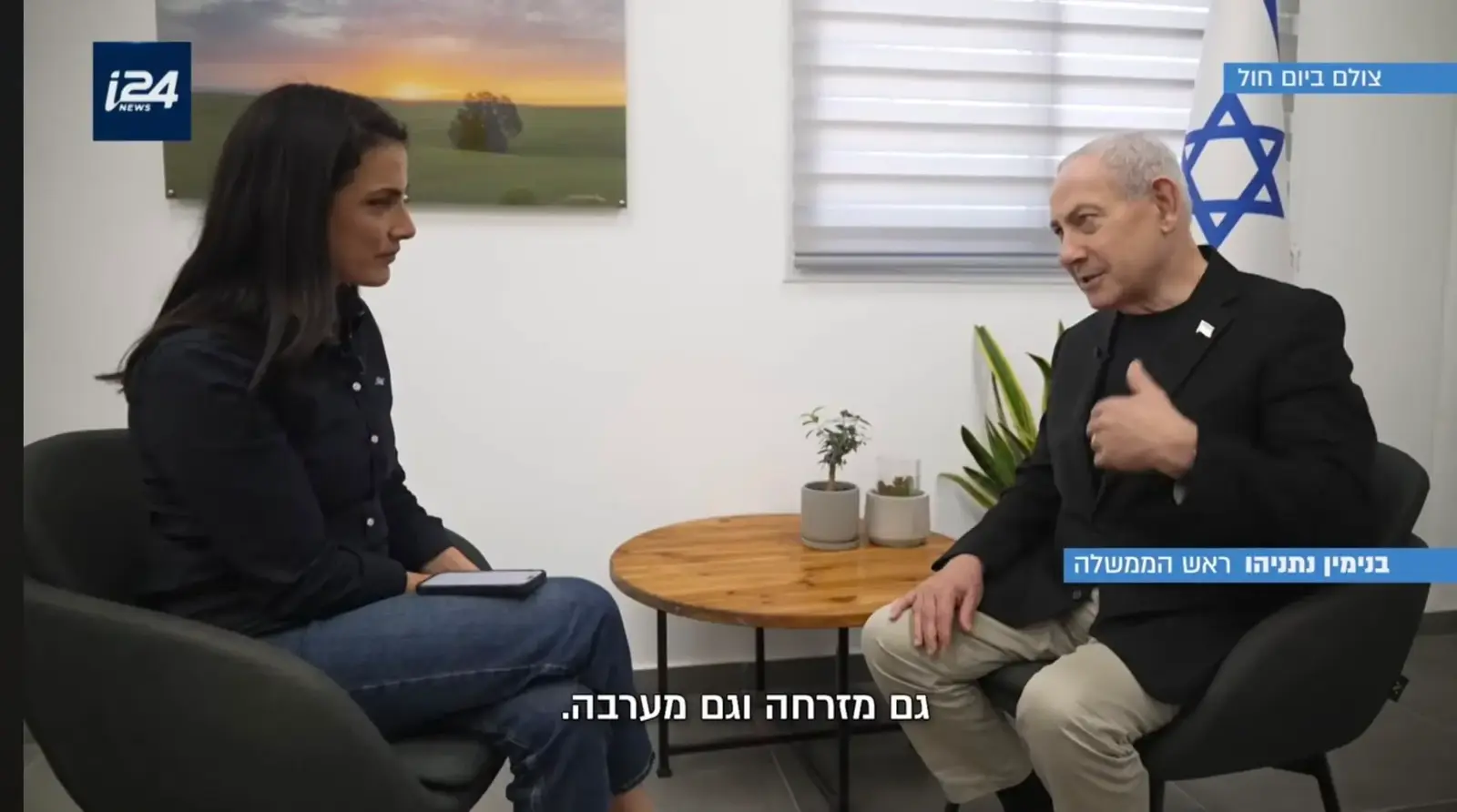 בטוח שזה היה ראיון עם נתניהו? מה, זה לא היה קטע מ"ארץ נהדרת"?