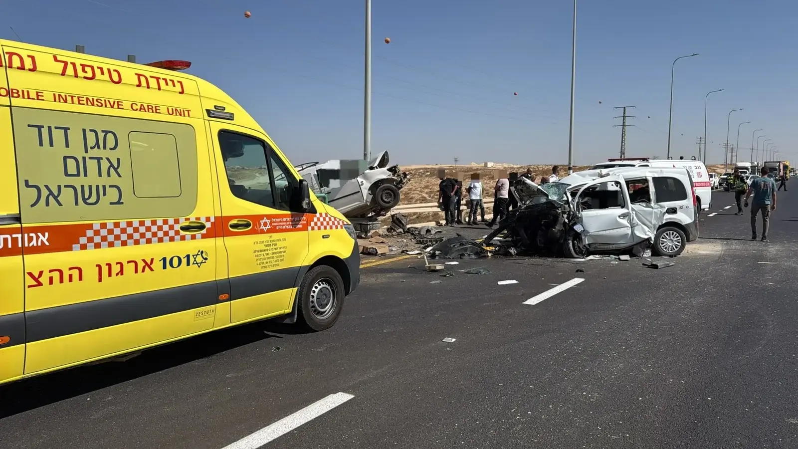 שני גברים נהרגו בתאונת דרכים בכביש 310 בנגב