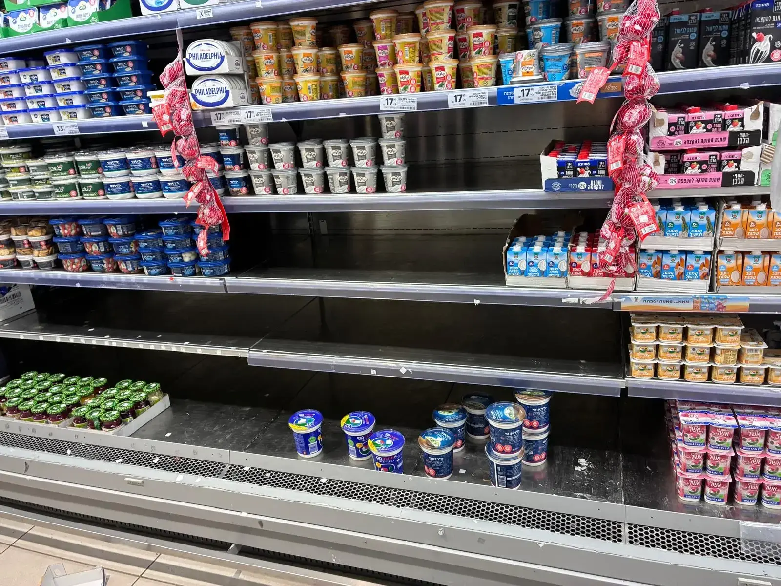 ארבעה ימים ללא ייצור: שוב אין קוטג' וגבינה לבנה