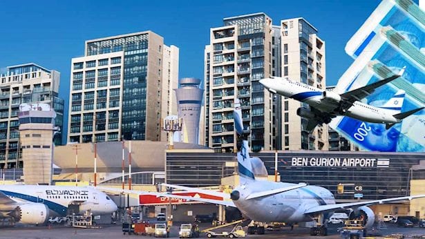10 דקות נסיעה, פער מטורף של 60%: על מחירי הדירות סביב נתב"ג