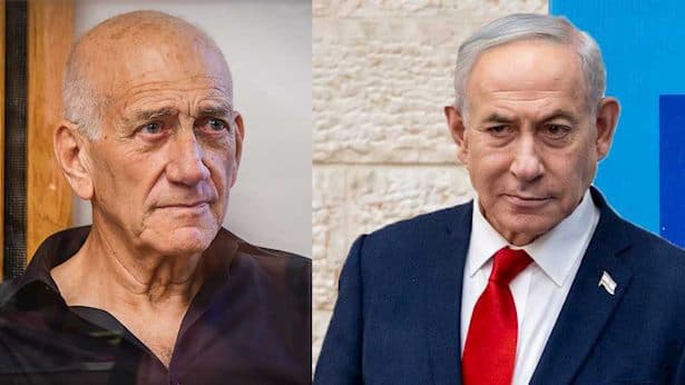 אהוד אולמרט נגד בנימין נתניהו: "אין בו כלום"