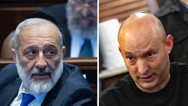 נפתלי בנט נגד אריה דרעי: "חילול השם, אין לו אלוהים"