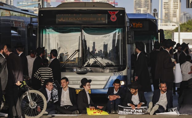 מחאת החרדים מתחדשת - היערכות לפקקי ענק הערב במרכז