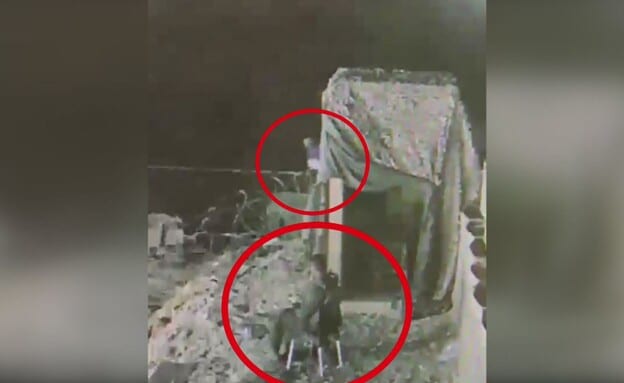 תיעוד מטריד מהרצועה: מחבל חדר את הקו הצהוב והגיע עד לעמדת הש"ג