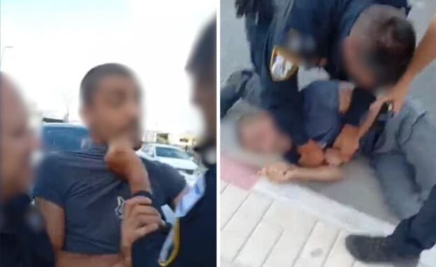 שוטר תועד מכה אזרח ומפיל אותו אל הקרקע; במח"ש סגרו את התיק: "אין חשד לעבירה פלילית"