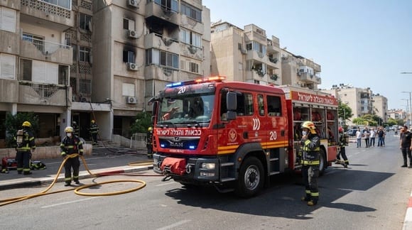 Пожар в многоэтажном доме в Ашдоде: предварительно без жертв