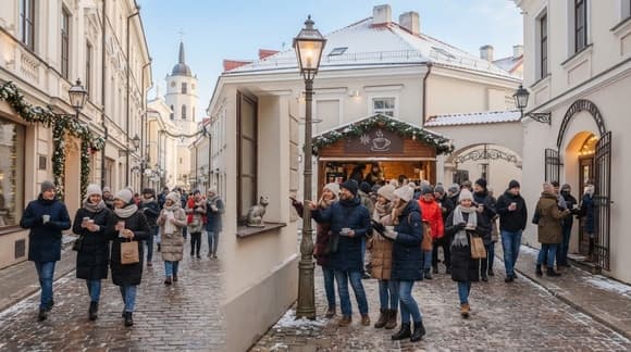 В Вильнюсе пройдет самый неспешный рождественский марафон Европы