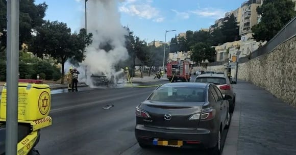 В Иерусалиме взорвали машину криминального авторитета