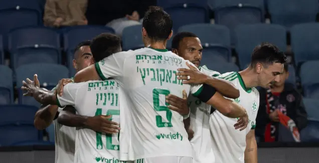 ניצחון 4 רצוף: 1:4 ענק למכבי חיפה על הפועל י-ם