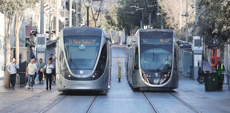 לא כמו בתל אביב: רשת הרכבות הקלות הראשונה בירושלים יוצאת לדרך