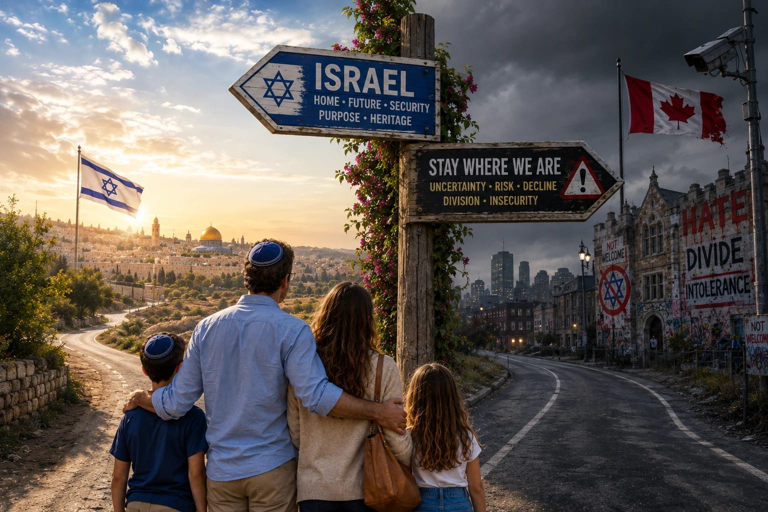 Staying Is a Decision Too— Aliyah at Seventy