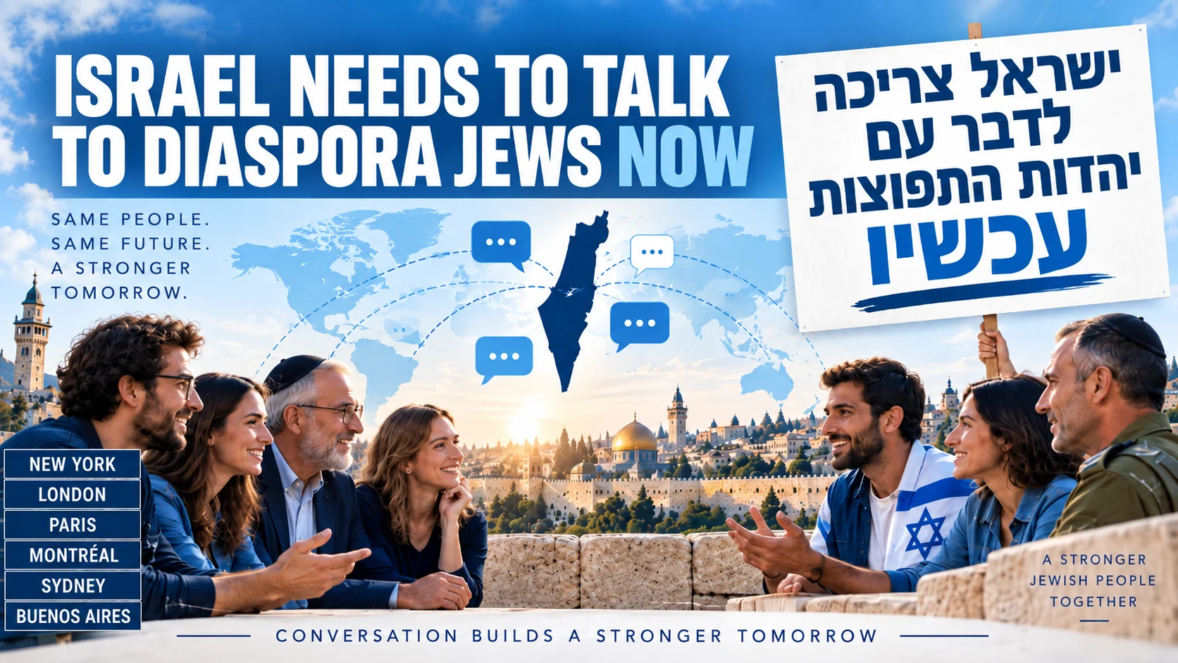 Israel needs to talk to the Diaspora Jews