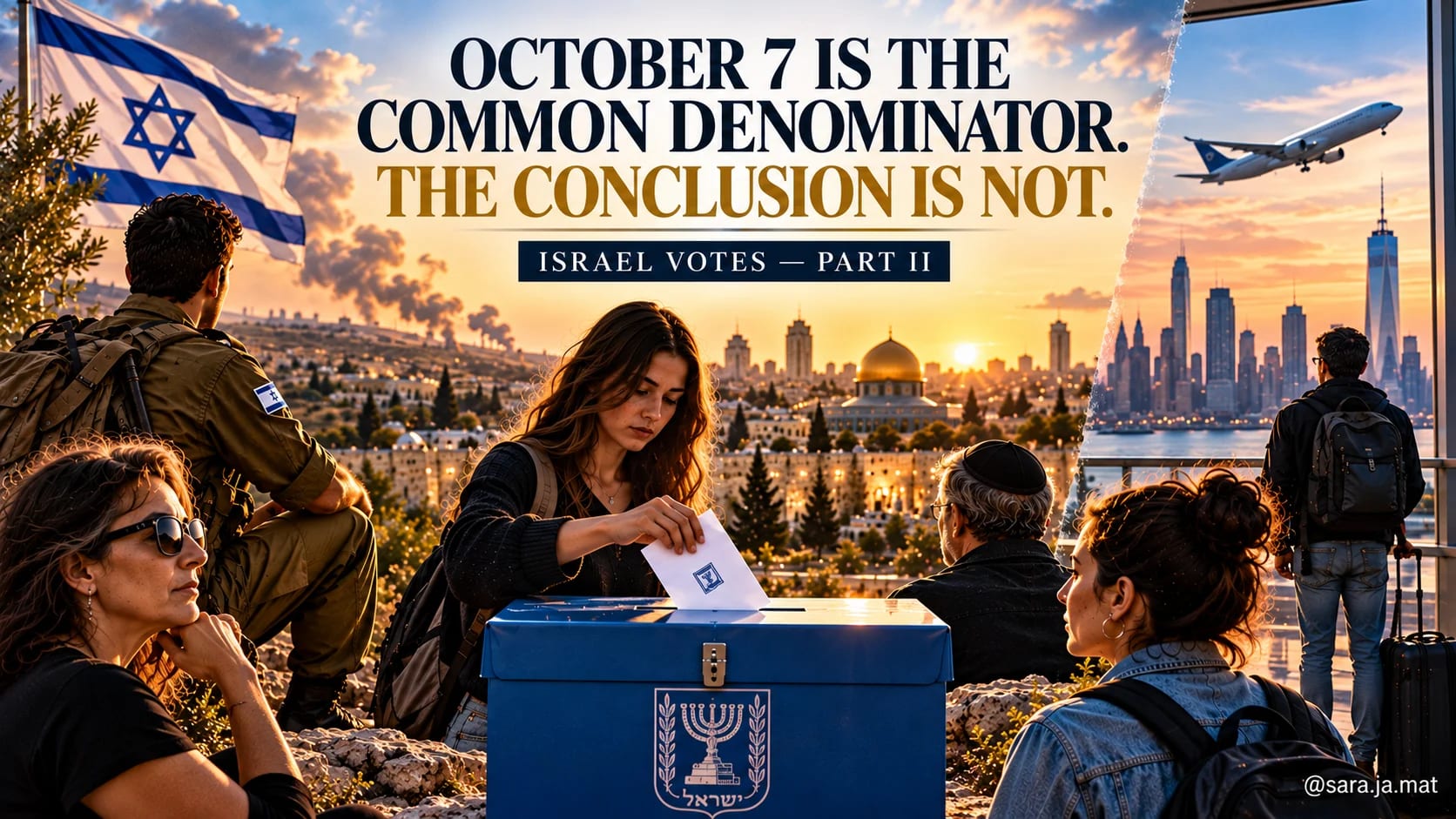 Israel Votes, Part II: After October 7, What Are Israelis Actually Voting For?
