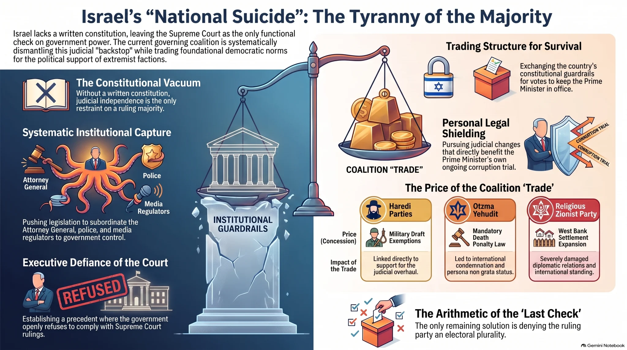 Israel Is Committing Suicide by Tyranny of the Majority