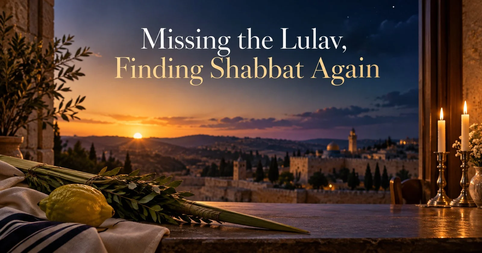 Missing the Lulav, Finding Shabbat Again