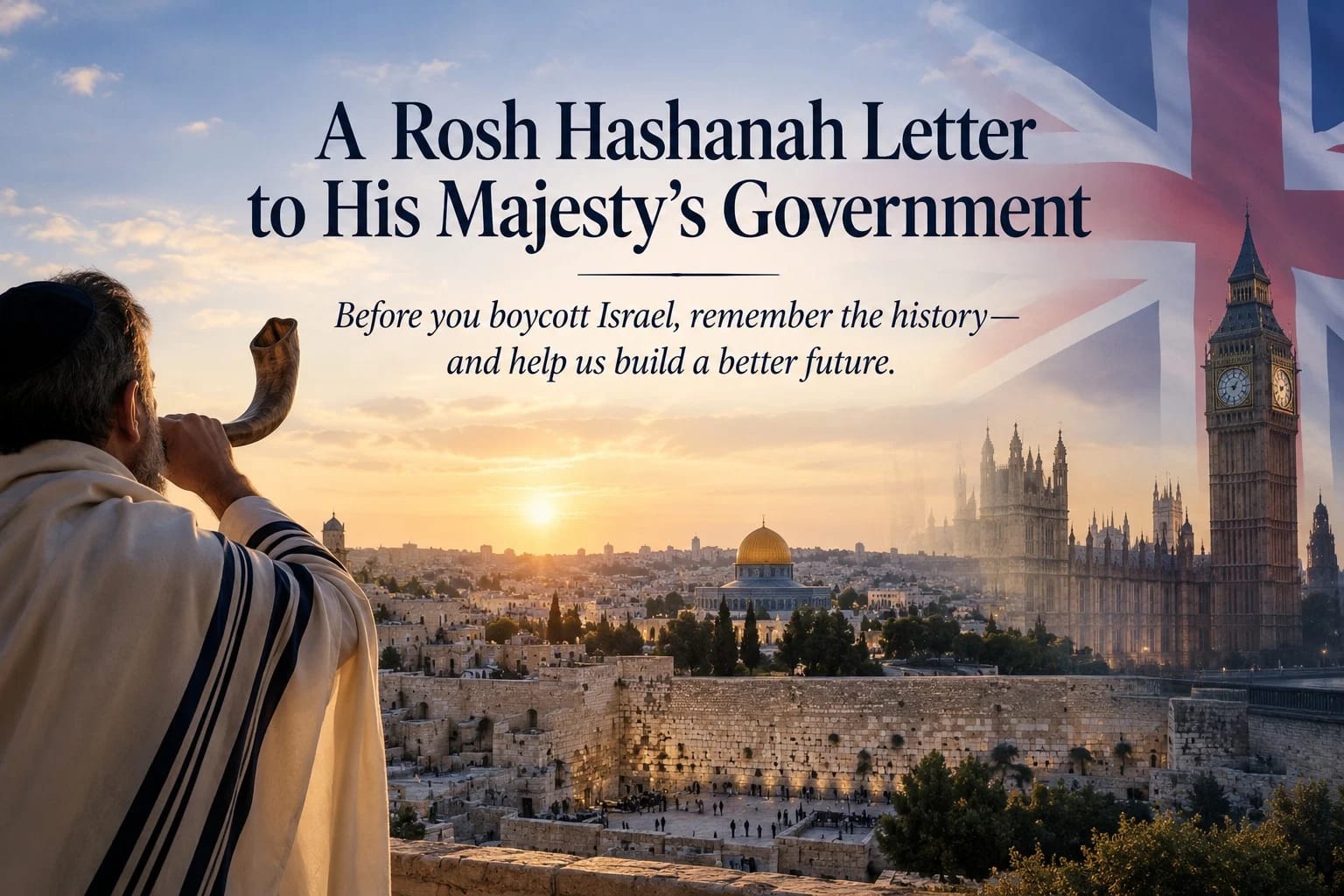 A Rosh Hashanah Letter to His Majesty’s Government