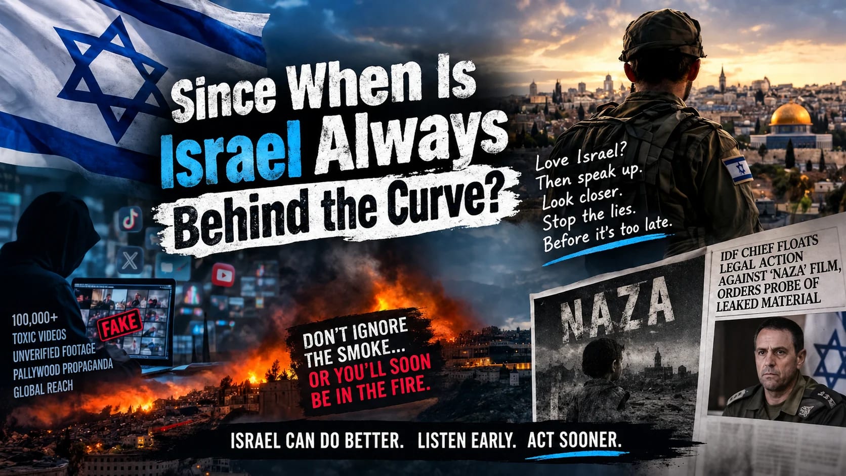 Since When Is Israel Always Behind the Curve?