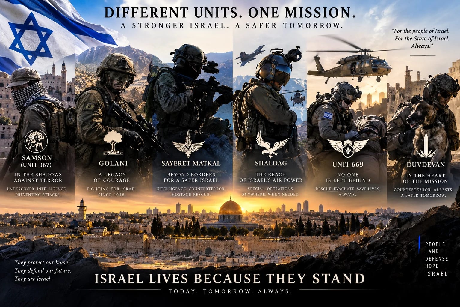 The Units That Stand Between Israel and Its Enemies