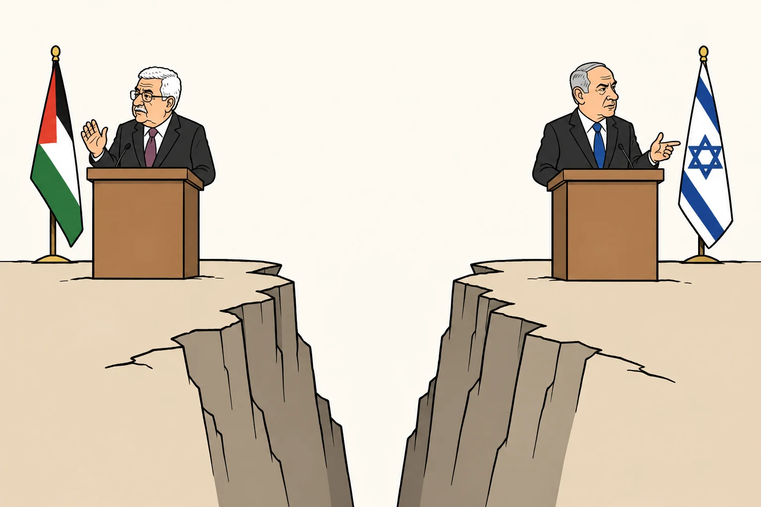 Two Speeches, No Closer to Peace