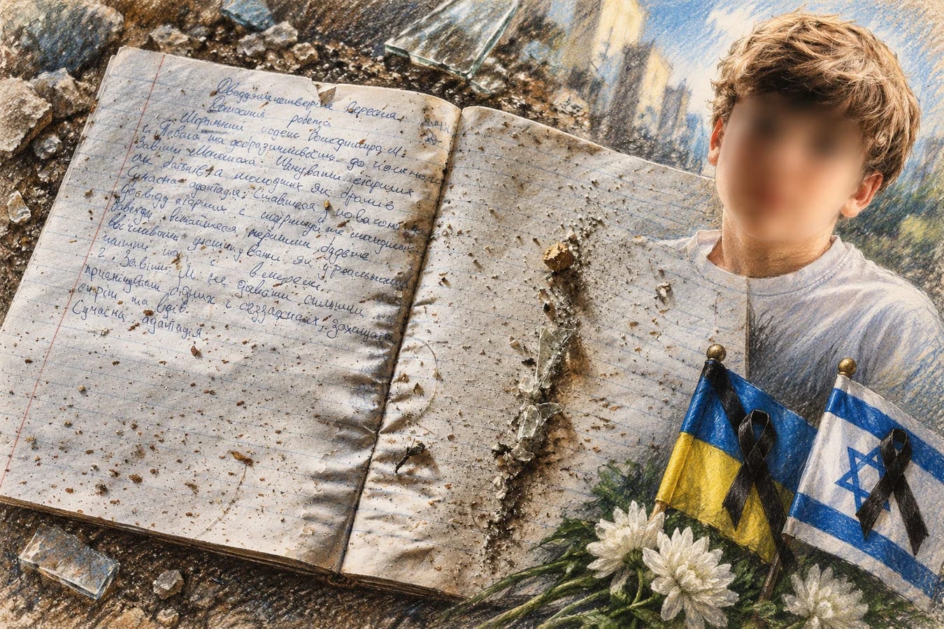 The Last Homework of 14-Year-Old Daniel Umansky, Killed by a Russian Drone