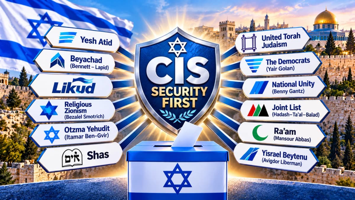 Where Israel’s Parties Stand on CIS Civil Separation