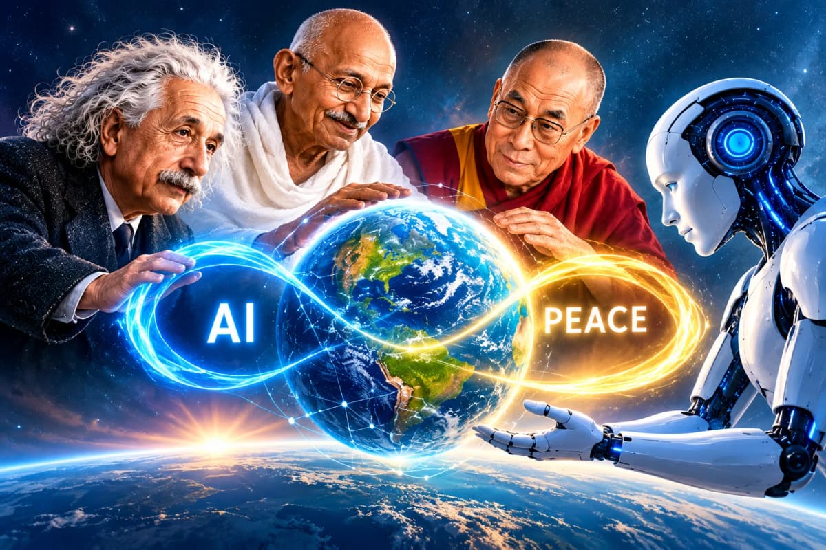 Einstein, Gandhi, the Dalai Lama, and the Distance Between AI and Peace
