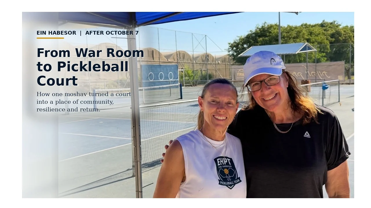From War Room to Pickleball Court