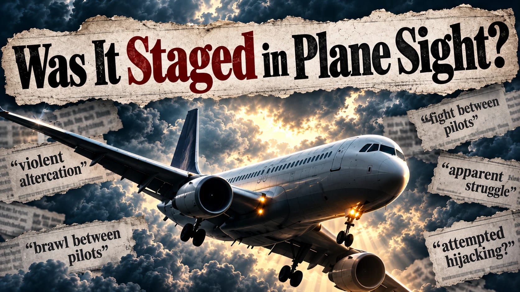 Was It Staged in Plane Sight?