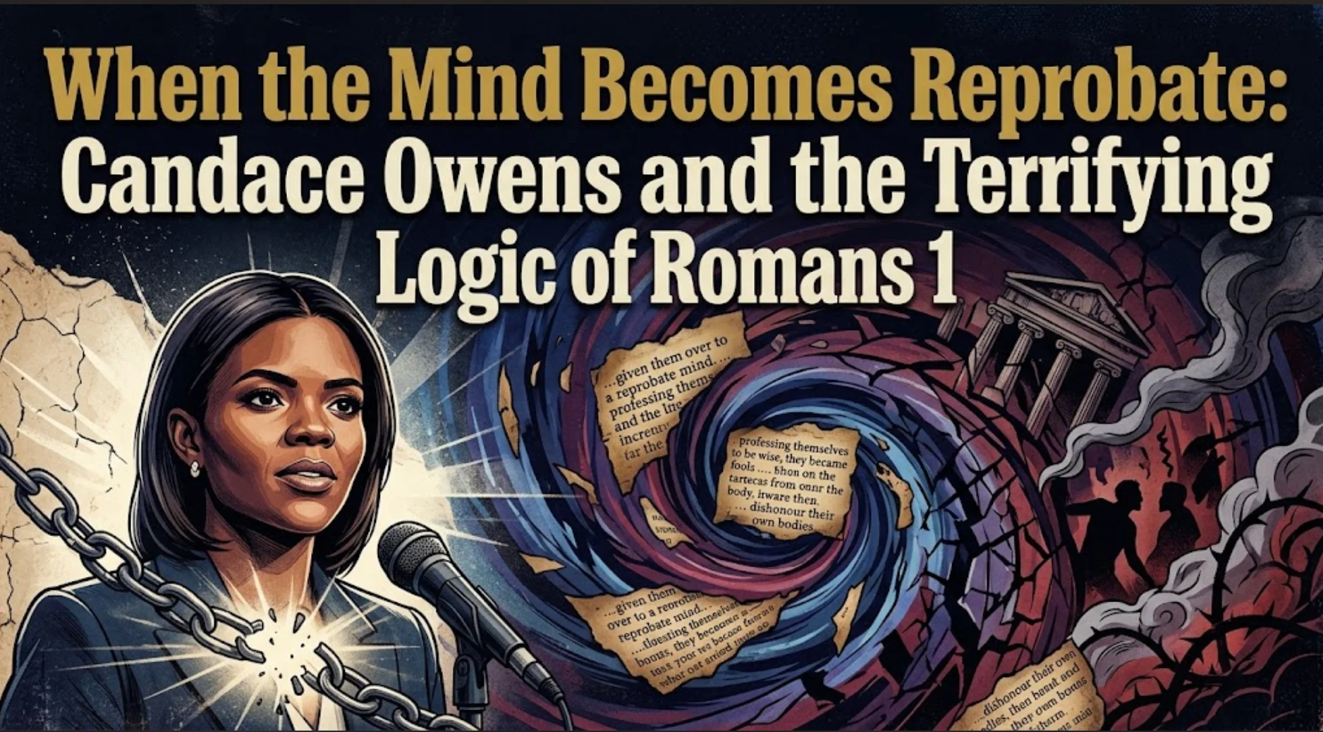 When the Mind Becomes Reprobate: Candace Owens and the Terrifying Romans 1 Logic