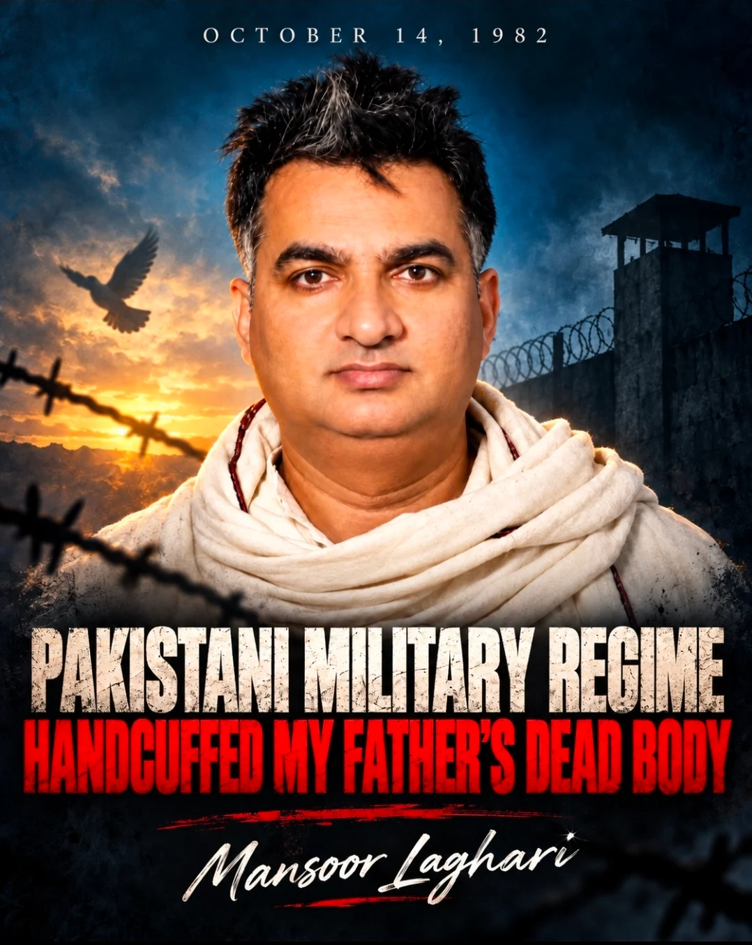 Pakistani regime Handcuffed My Father’s Dead Body