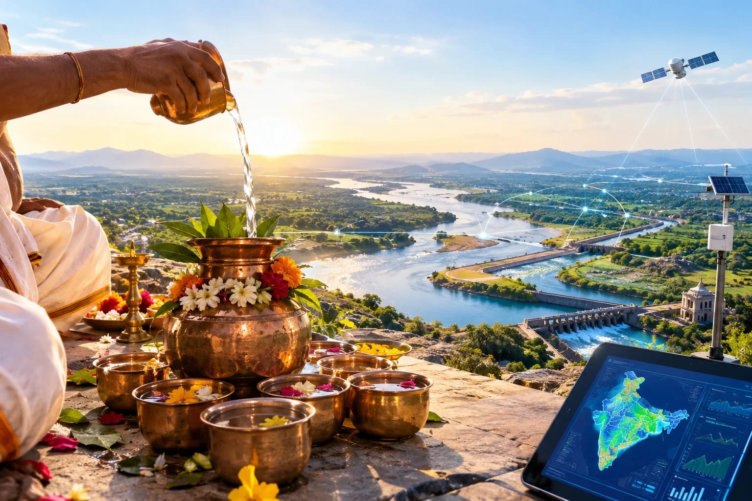Why India’s AI Sovereignty Needs the River-Interlinking Idea