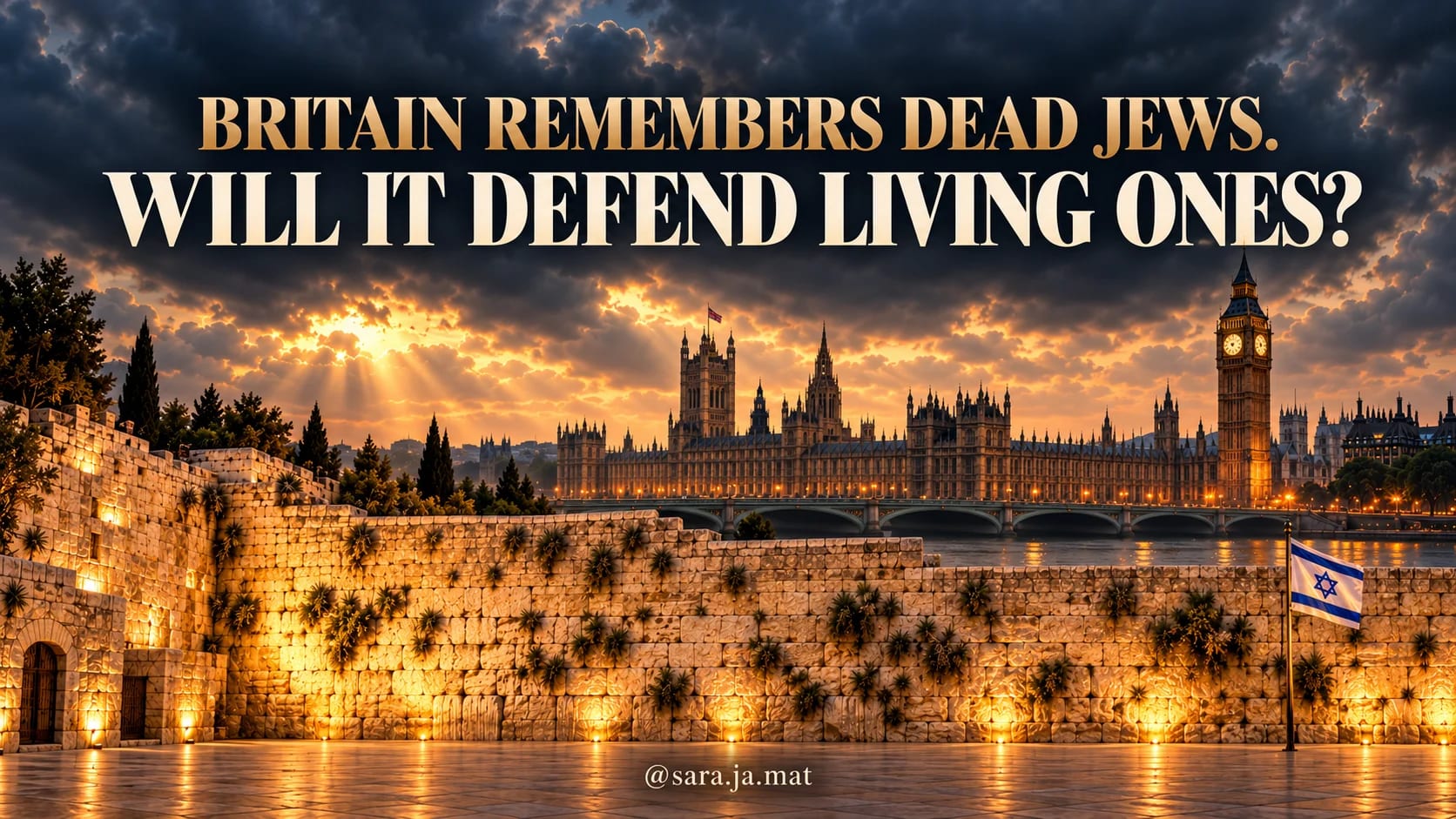 Britain Remembers Dead Jews. Will It Defend Living Ones?