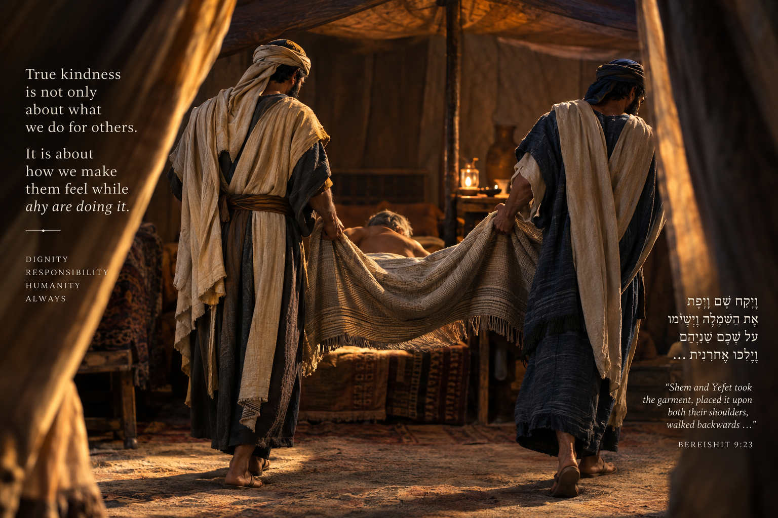 Shem and Yefet – When Dignity Depends on Others
