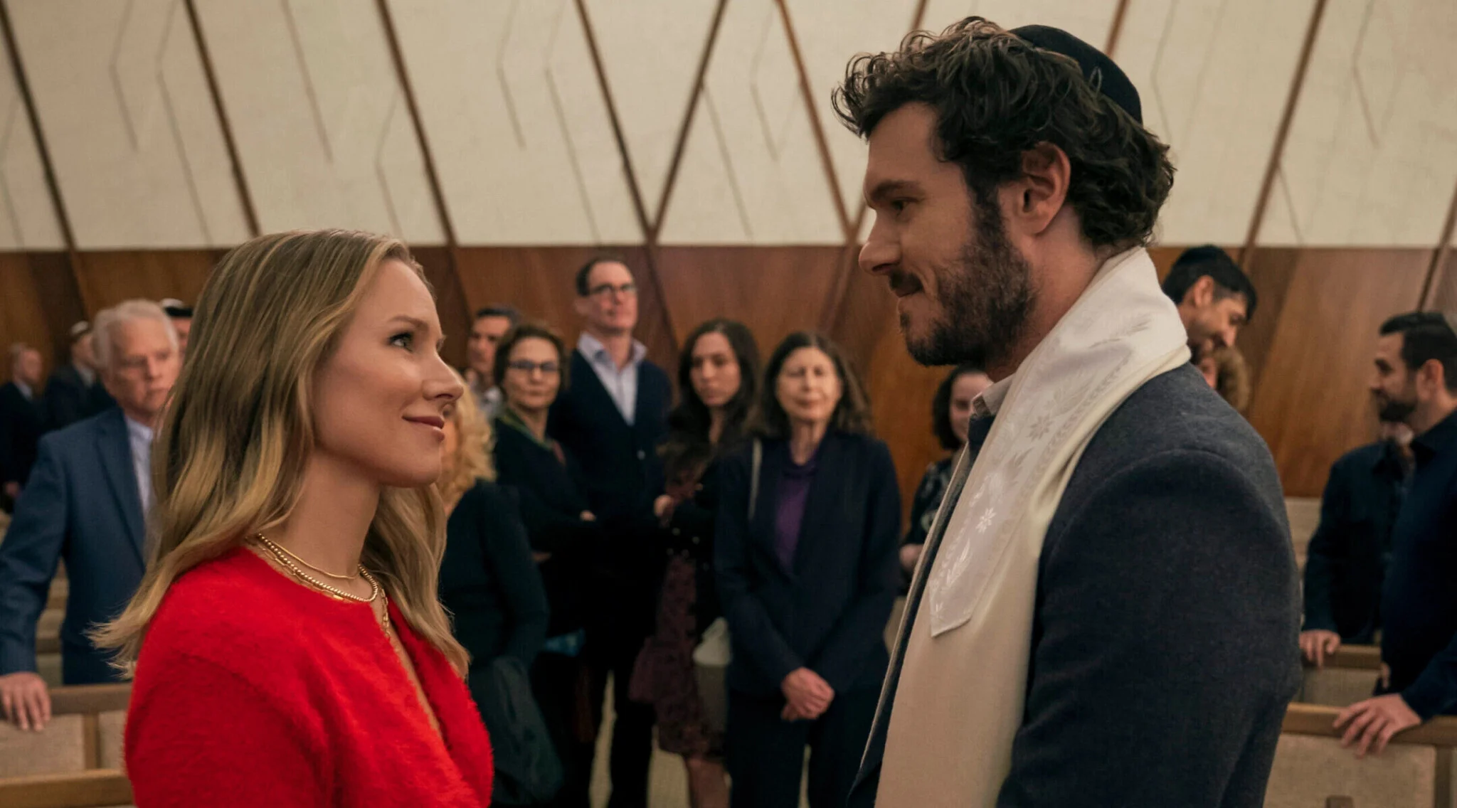 Rabbi who coached Adam Brody for ‘Nobody Wants This’ calls him ‘relatively ignorant Jew’ after ‘genocide’ remark