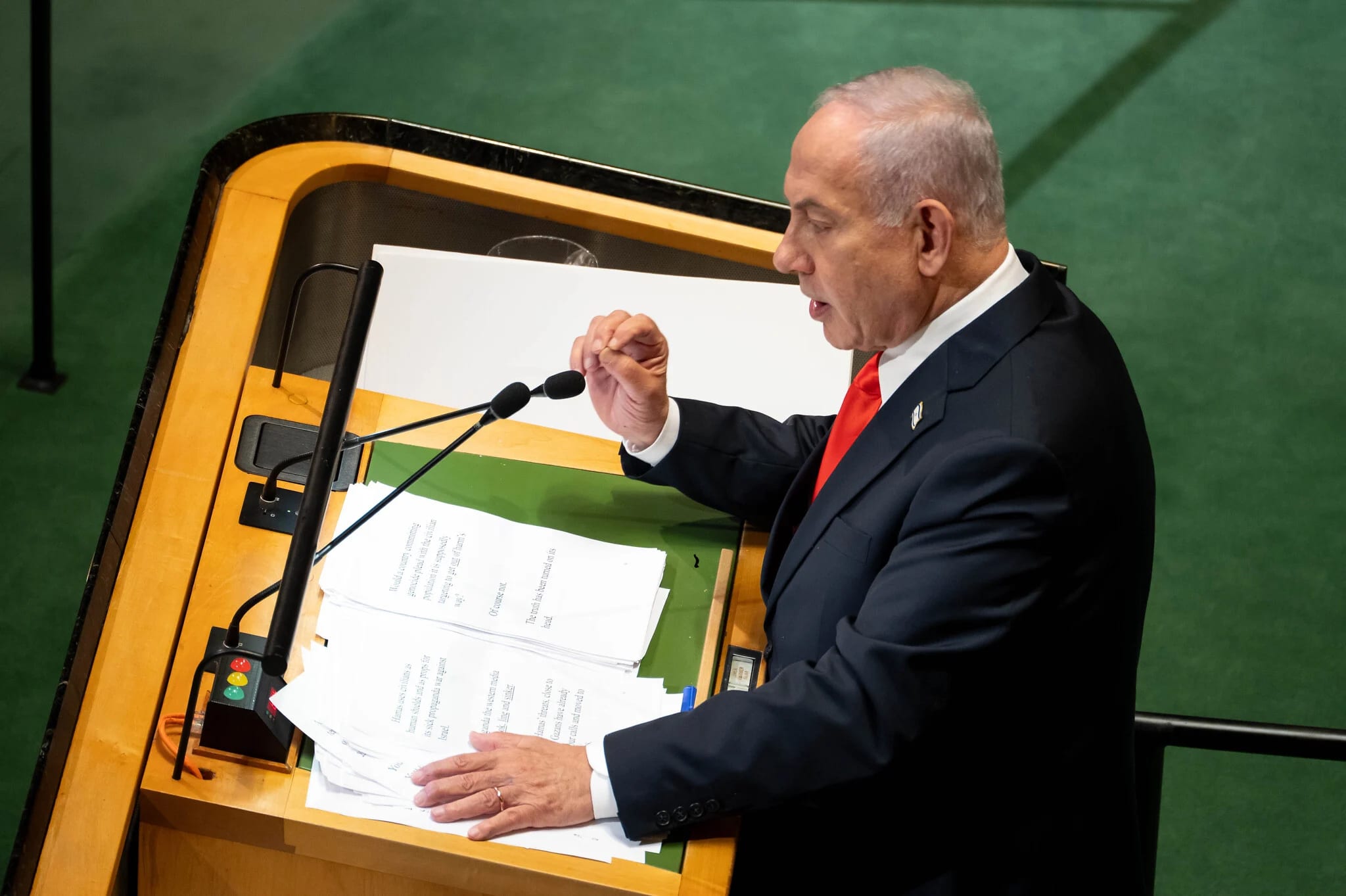 Netanyahu lands in New York to address UN General Assembly, won’t meet Trump