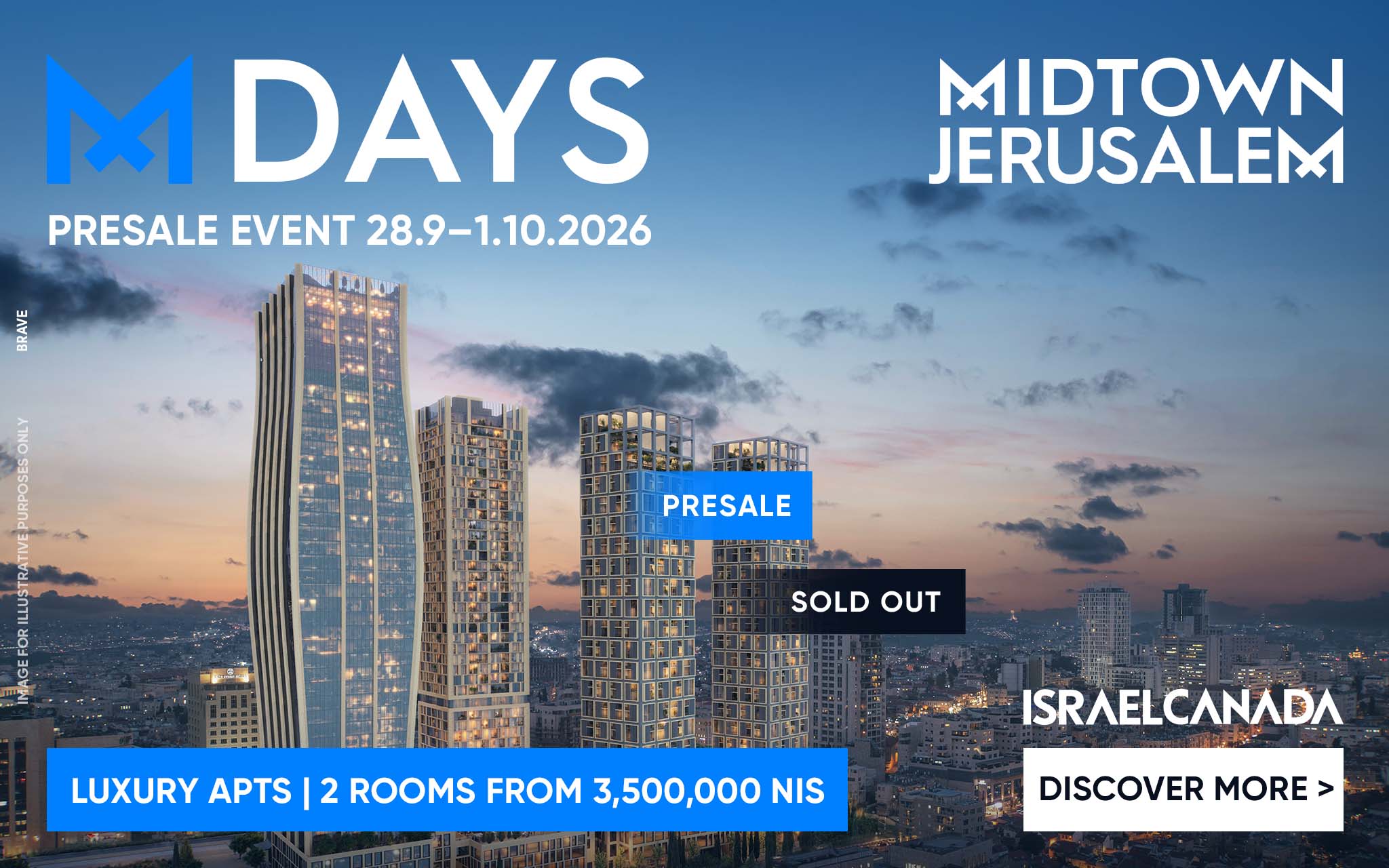 Midtown Jerusalem presale event: Be among the first to choose - Sponsored Content