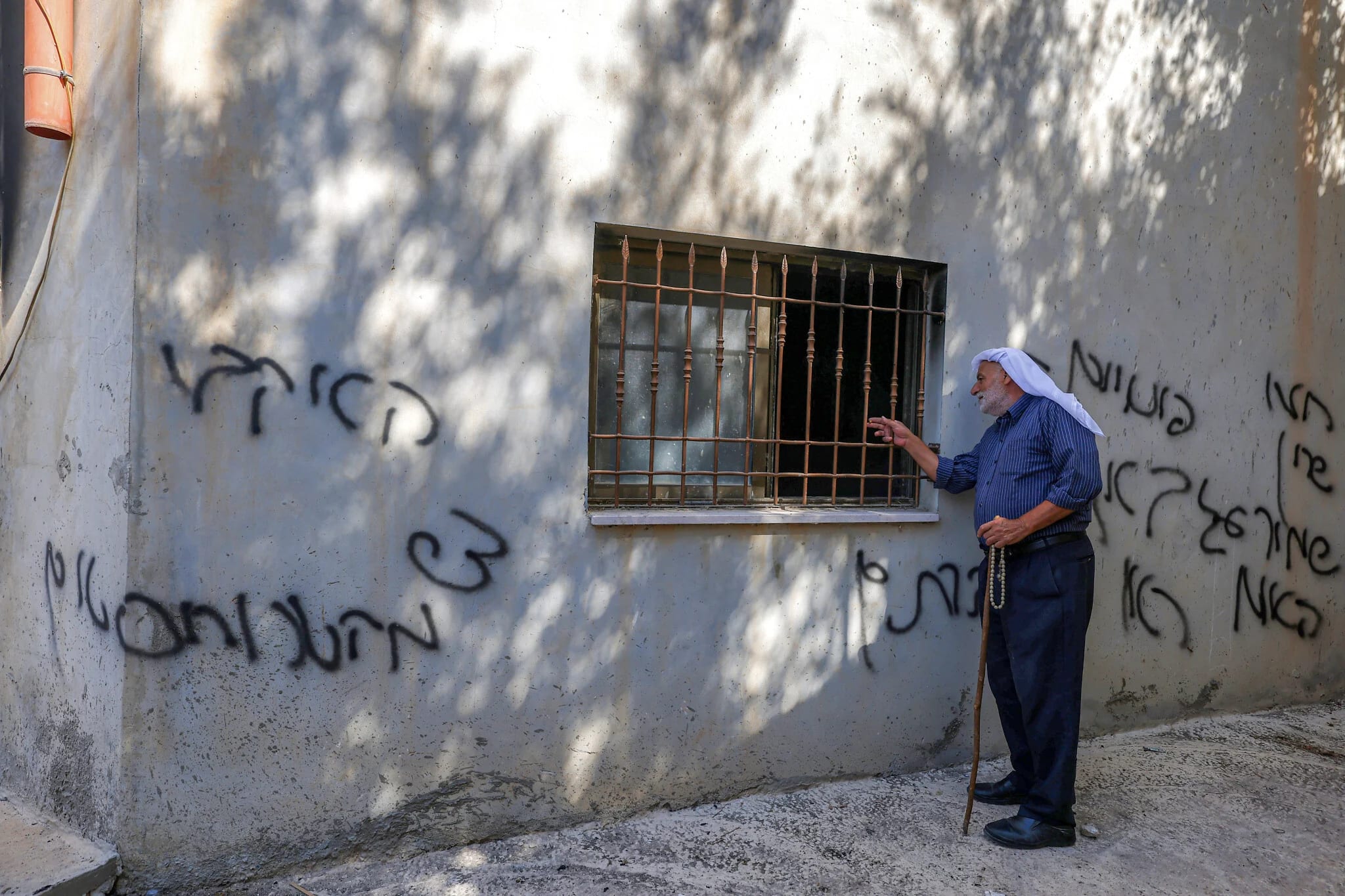 West Bank mosque said torched by settlers; 8 arrested for assaults on Palestinians, mosque arsons