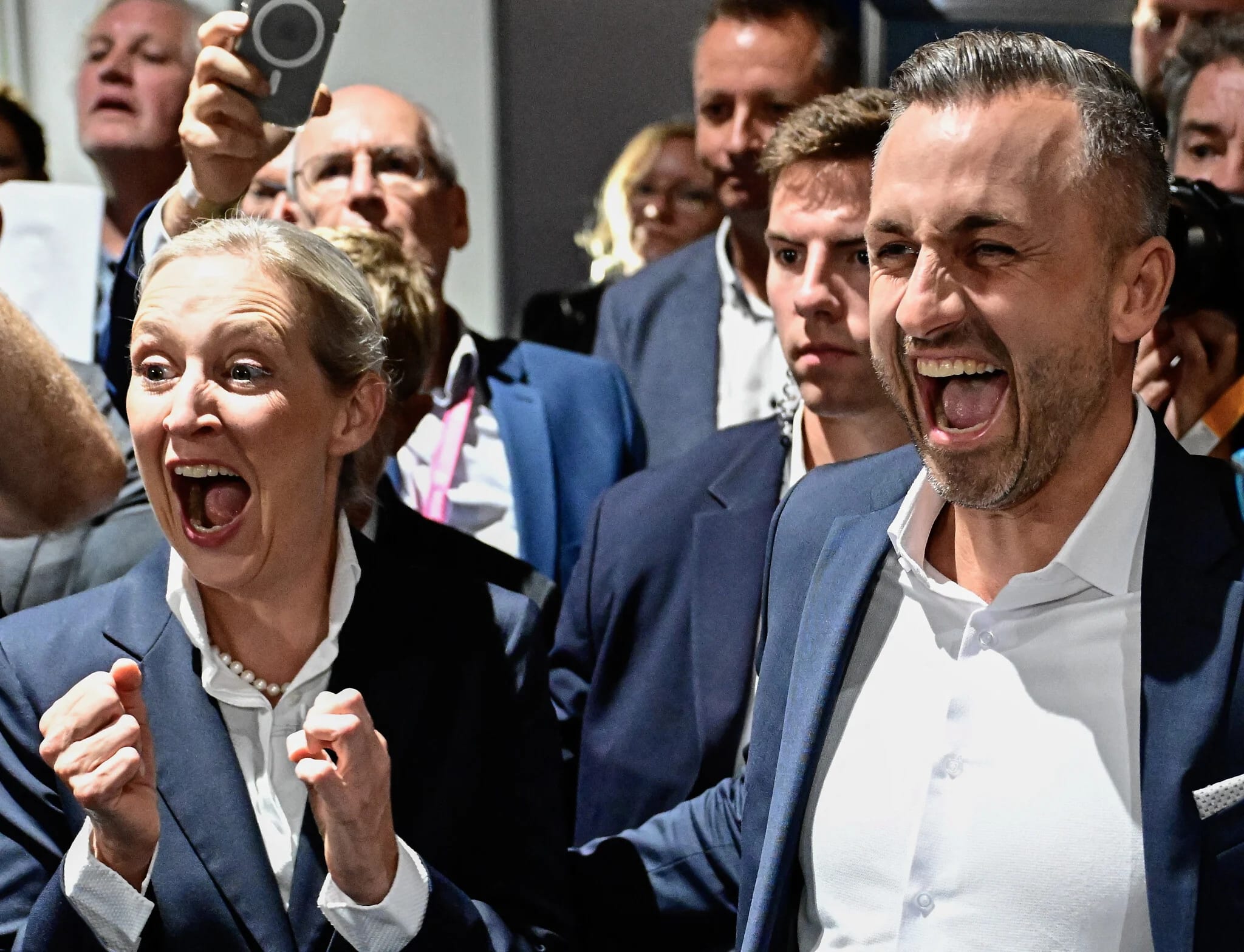 Exit polls show big win for Germany’s far-right AfD in state election, but government elusive