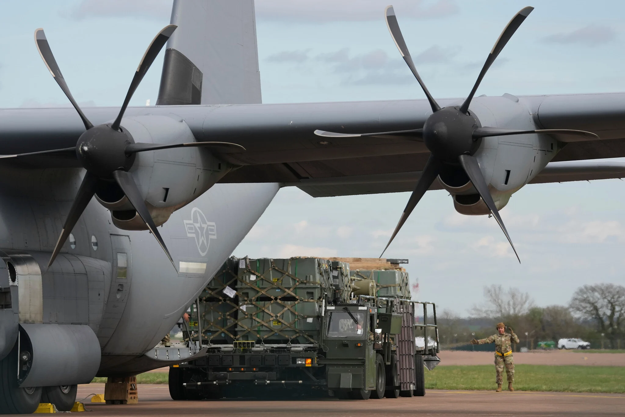 Several arrested as UK declares major incident at base used by US air force
