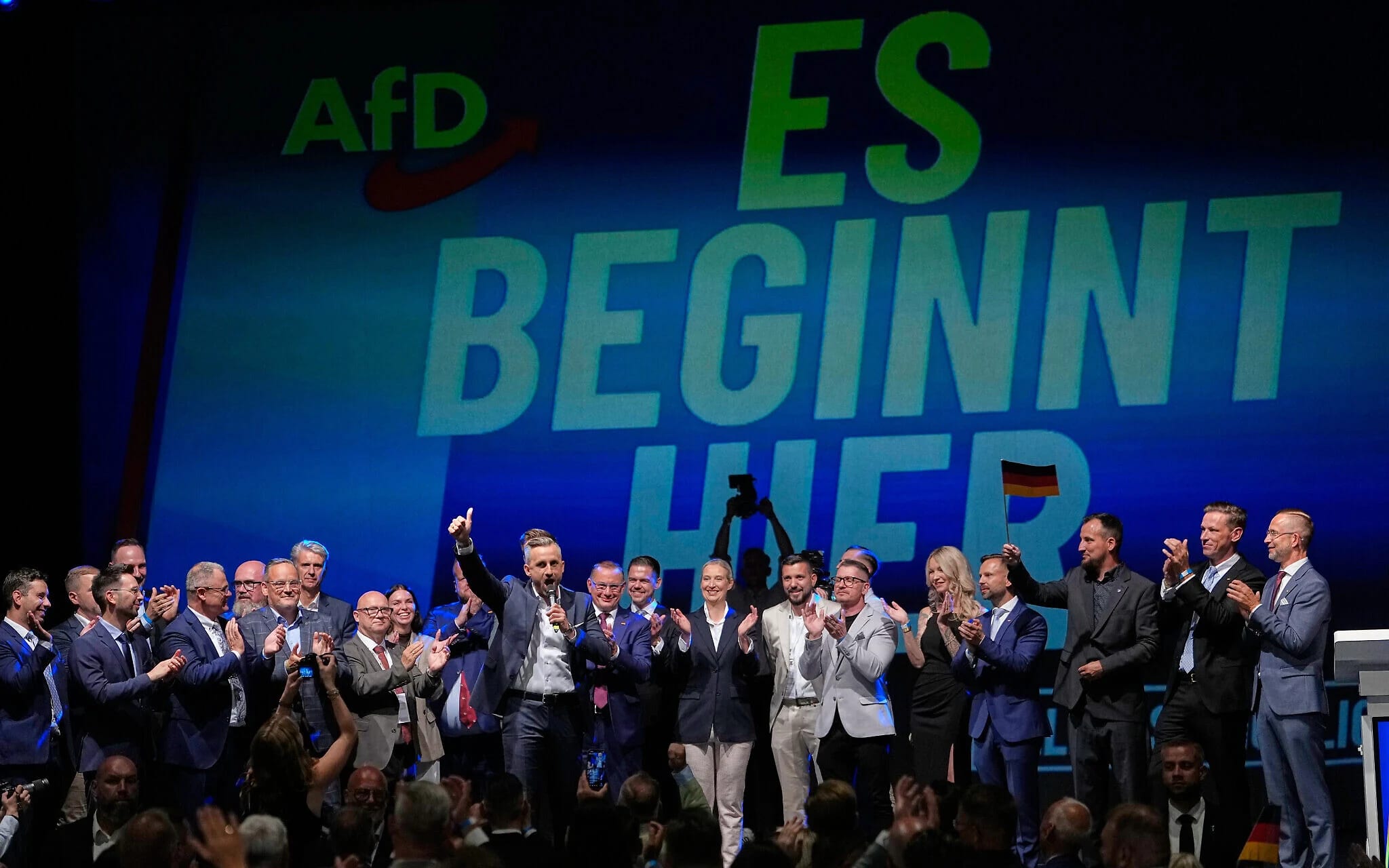 German vote delivers victory for far-right, but movement’s successes remain fickle