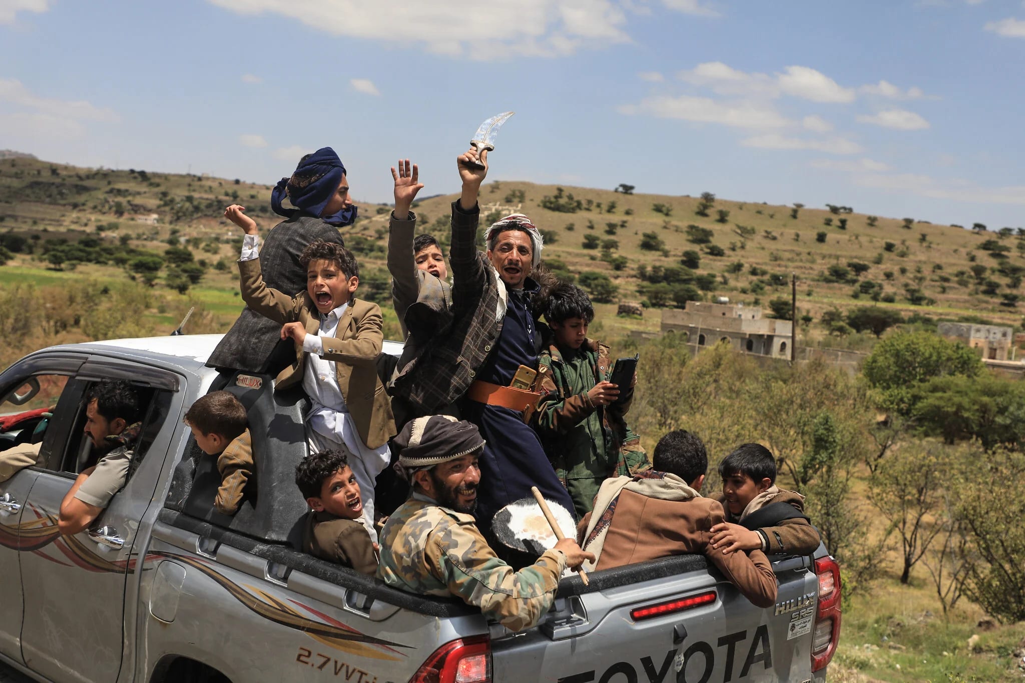 Yemen’s Houthis claim attack on base in Saudi Arabia, which reports 2 hurt by projectile