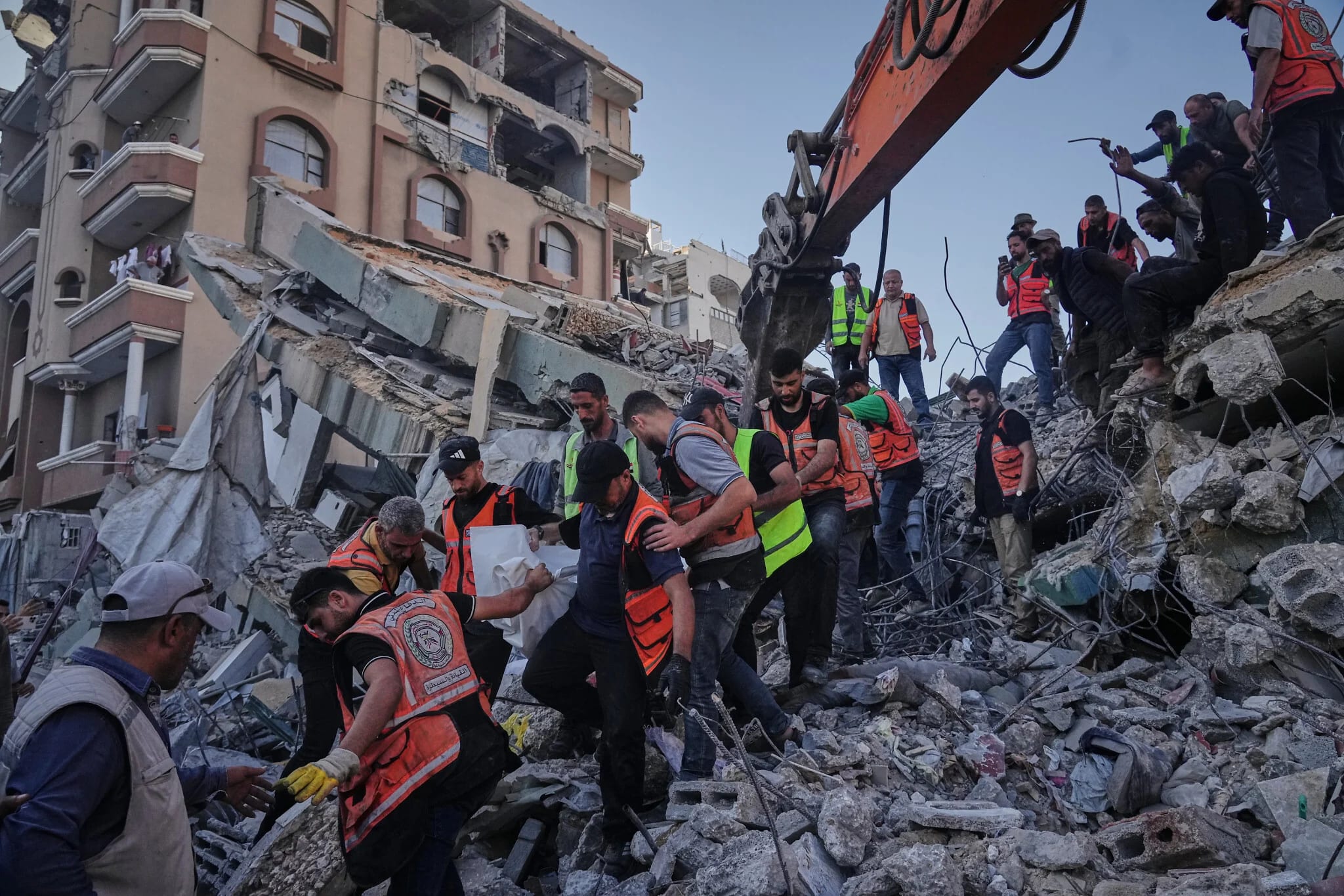 20 reported dead, dozens missing after damaged Gaza City building collapses