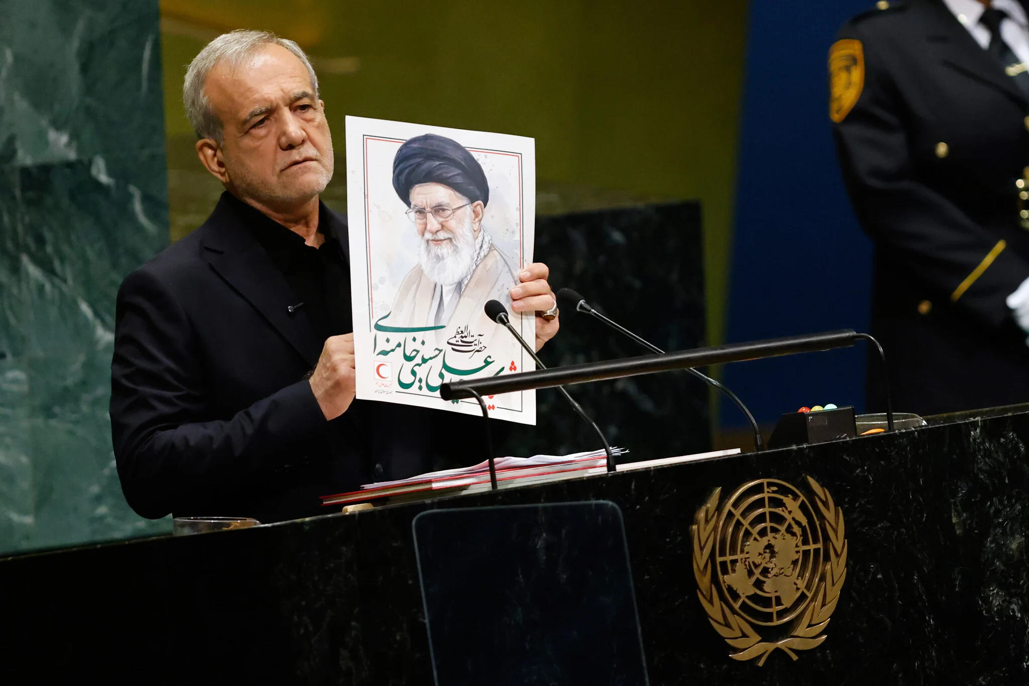 ‘We did not bend the knee’: Pezeshkian tells UN Iran and Gaza committed to ‘resistance’
