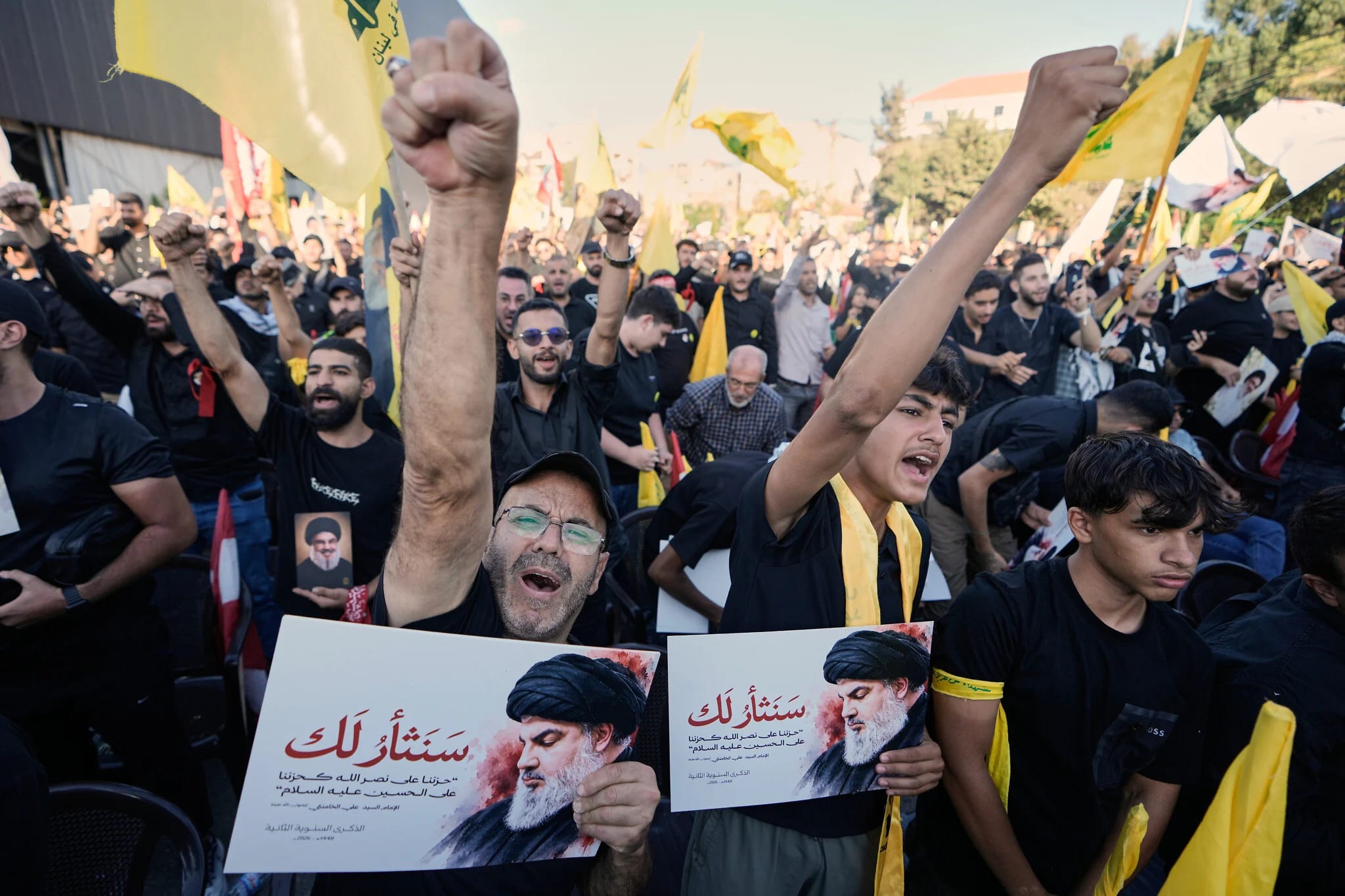 ‘We cannot be defeated’: Hezbollah chief rallies supporters 2 years after Nasrallah killing