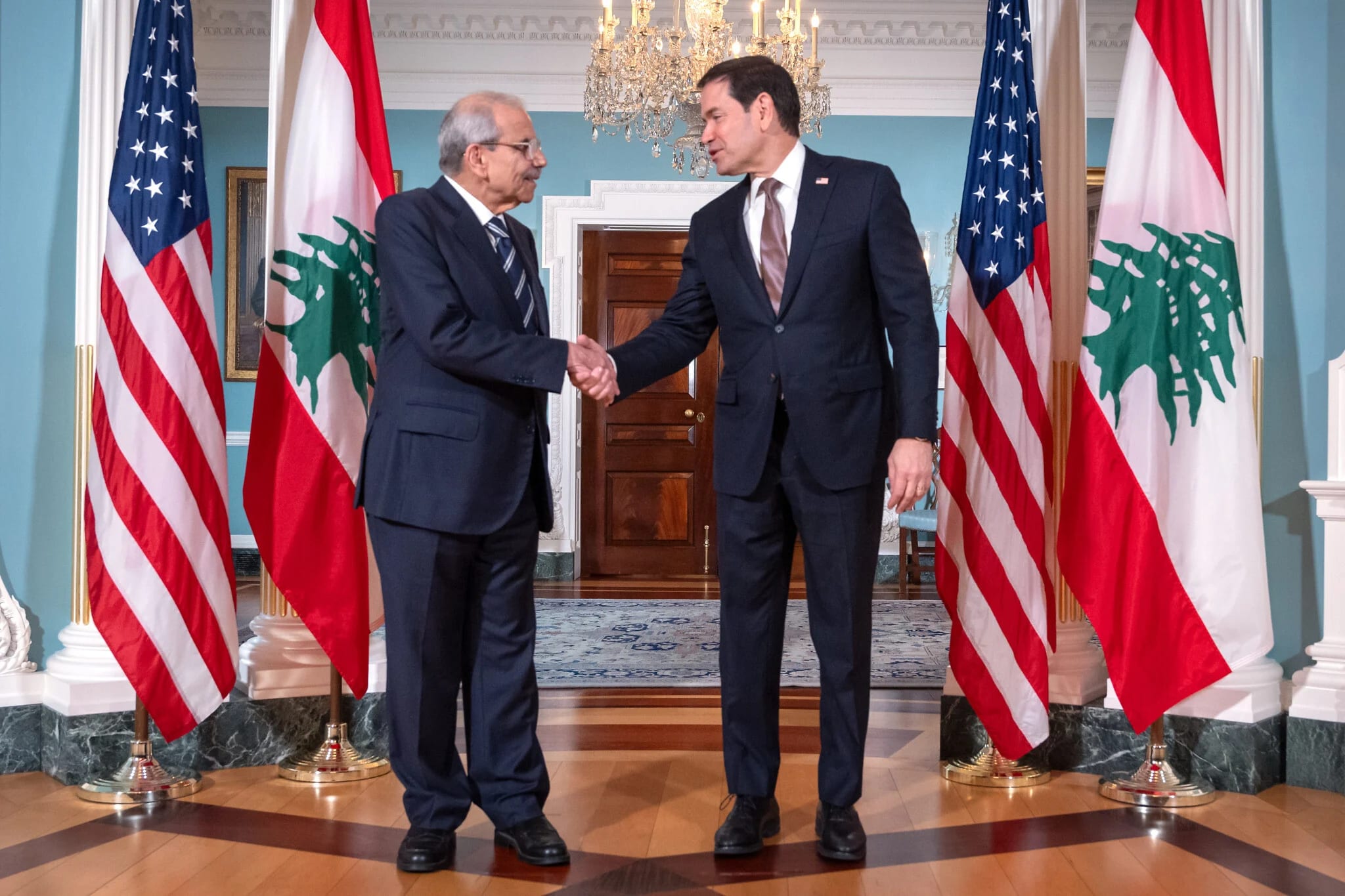 Lebanese PM meets Rubio, stresses need for IDF withdrawal, Hezbollah disarmament
