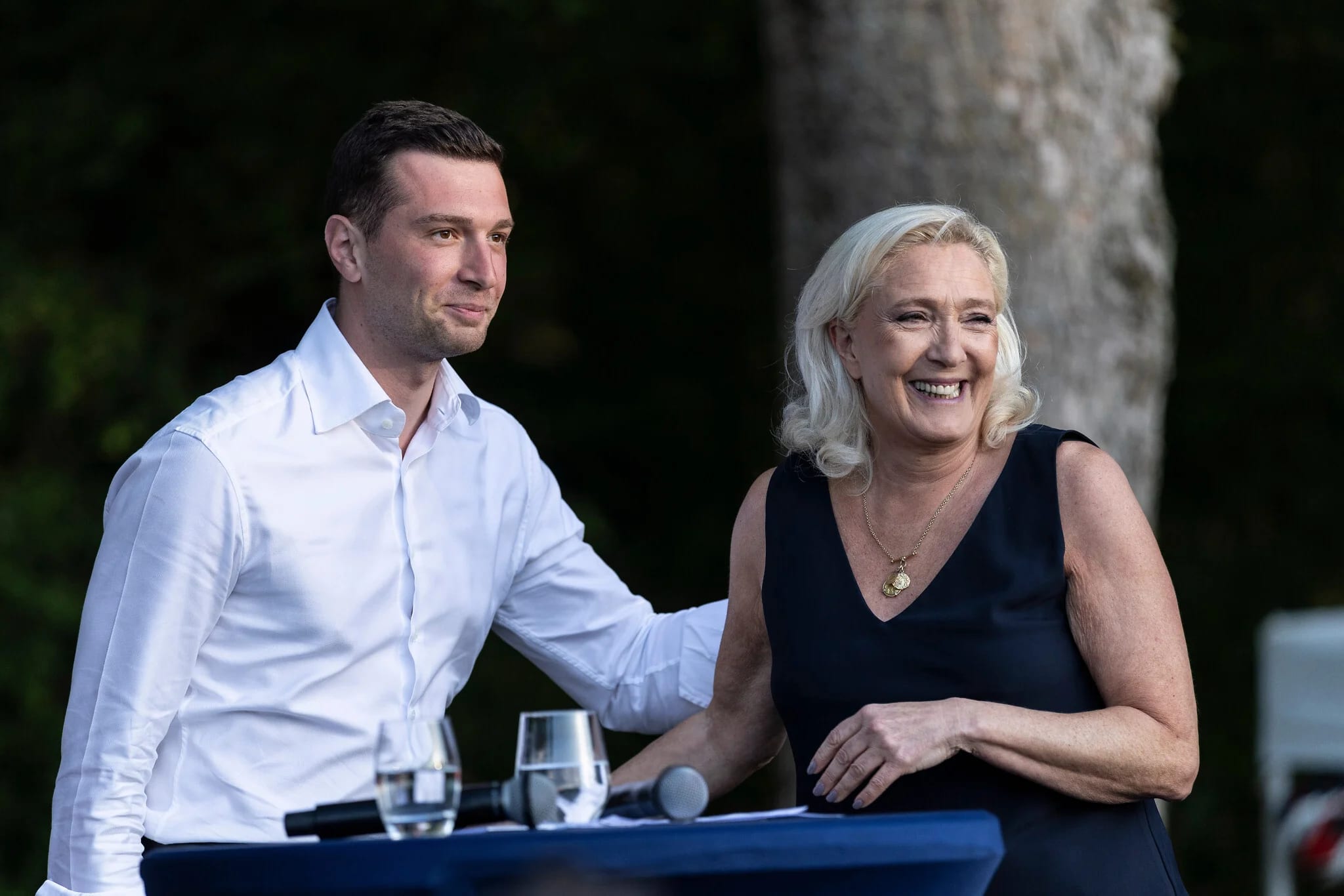 French far-right leader says claims of antisemitism part of ‘total war’ on Le Pen campaign